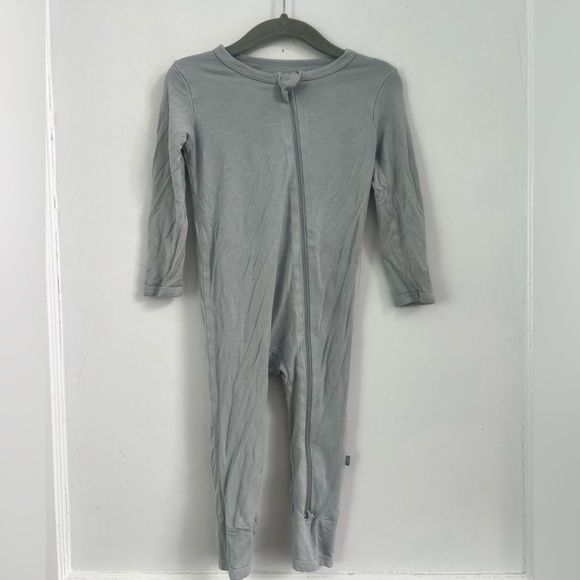 Kyte Baby Grey Zip-Up Footie Size 18-24 months - Picture 1 of 4